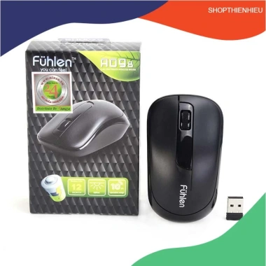 Chuột không dây Fuhlen A09 - Pin nhập khẩu, giá ưu đãi 84.999đ, cho văn phòng PC