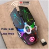 Chuột Không Dây Gaming A7 USB 2.4G - Pin Sạc, LED Đổi Màu Tự Động, Giá 169.000₫