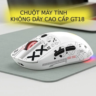 Chuột không dây GT18 10.000 DPI Game Văn phòng mượt mà, bảo hành 6 tháng, 355k