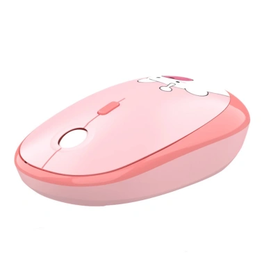 Chuột không dây Hello Bear Mofii hồng cute hình gấu - Giá ưu đãi 99.000₫