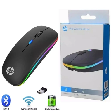 Chuột Không Dây HP W10 Bluetooth - Pin sạc, kèm dây sạc, bảo hành 2 năm, 150.000₫ 6