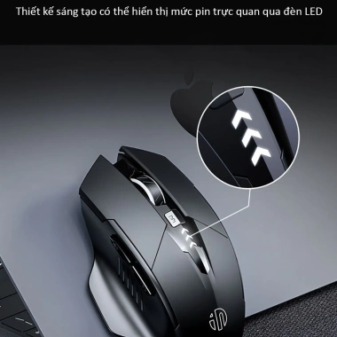 Chuột không dây INPHIC F1S Bluetooth pin sạc silent, chống ồn, cho gaming và văn phòng 7