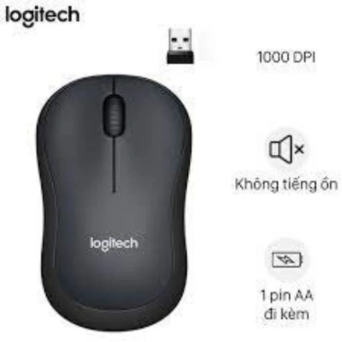 Chuột không dây Logitech M220 - Độ nhạy cao, pin 12 tháng, giá chỉ 59.000₫ (giảm so với 74.340₫) 4