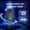 Chuột không dây Logitech M220 - Không tiếng động, độ nhạy cao, công tắc On/Off, tặng pin - Chỉ 110.000₫