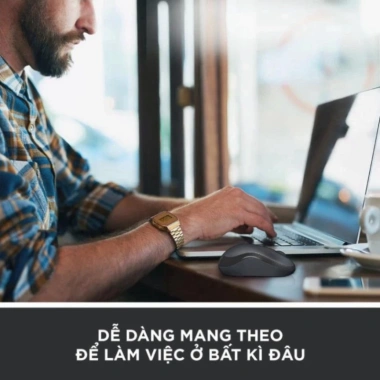 Chuột Không Dây Logitech M220 Silent giảm tiếng động, USB, phù hợp PC/Laptop, bảo hành 12 tháng - chỉ 159.000₫ 6