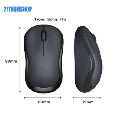 Chuột Không Dây Logitech M220 Silent OEM - Văn phòng không ồn, USB, Tặng Pin, BH 12 tháng, 42.750 VND 4