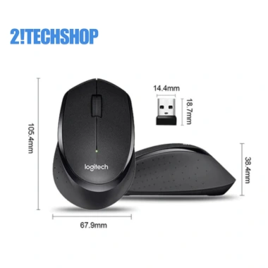 Chuột Không Dây Logitech M220 Silent OEM - Văn phòng không ồn, USB, Tặng Pin, BH 12 tháng, 42.750 VND 10