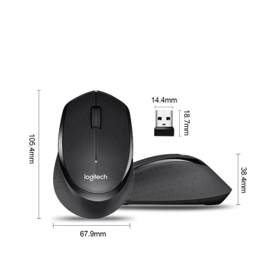 Chuột không dây Logitech M330 Silent Plus - Chống ồn, mượt mà, tặng pin, 80.000₫ 4