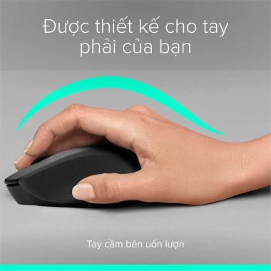 Chuột không dây Logitech M330 Silent Plus giảm tiếng ồn USB, thuận tay phải - Giá 419.000₫ 4