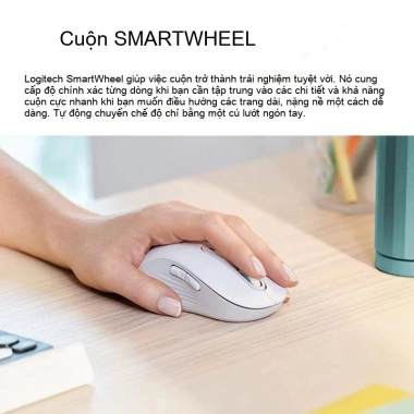Chuột không dây Logitech M750 công thái học không tiếng ồn, giảm giá 228.000 VNĐ