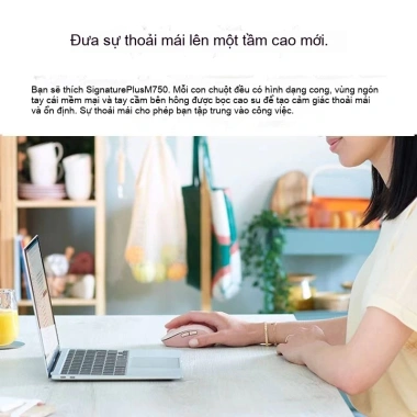 Chuột không dây Logitech M750 công thái học không tiếng ồn, giảm giá 228.000 VNĐ