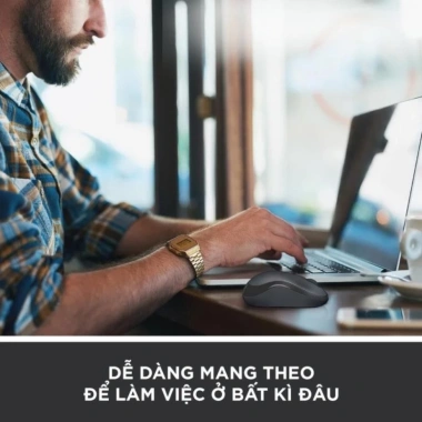 Chuột Không Dây Logitech Silent M220 PC/Laptop - Giảm tiếng ồn 90% - Bảo hành mới