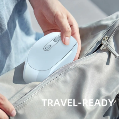 Chuột không dây M107 Silent Mouse - Dễ thương, Bluetooth & USB 2.4GHz, có đầu cắm sạc, giá chỉ 99.000₫