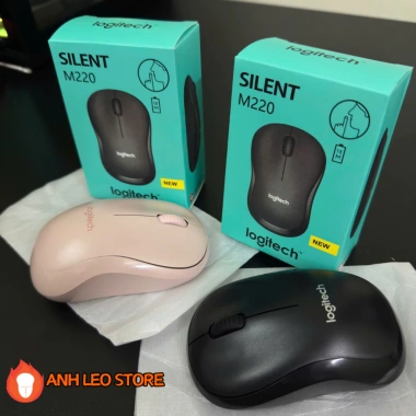 Chuột Không Dây M220 Silent Bluetooth giảm tiếng ồn, USB tặng Pin - Giá 100.000đ 2