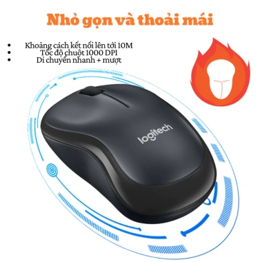 Chuột Không Dây M220 Silent Bluetooth giảm tiếng ồn, USB tặng Pin - Giá 100.000đ 7