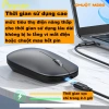 Chuột không dây M280 chống ồn, pin sạc, Bluetooth + USB 2.4GHz, độ trễ thấp, thiết kế gọn nhẹ – đa môi trường, tương thích Laptop PC Tablet, 59k 3