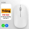 Chuột không dây M280 chống ồn, pin sạc, Bluetooth + USB 2.4GHz, độ trễ thấp, thiết kế gọn nhẹ – đa môi trường, tương thích Laptop PC Tablet, 59k 7