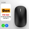 Chuột không dây M280 chống ồn, pin sạc, Bluetooth + USB 2.4GHz, độ trễ thấp, thiết kế gọn nhẹ – đa môi trường, tương thích Laptop PC Tablet, 59k 8