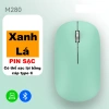 Chuột không dây M280 chống ồn, pin sạc, Bluetooth + USB 2.4GHz, độ trễ thấp, thiết kế gọn nhẹ – đa môi trường, tương thích Laptop PC Tablet, 59k 10
