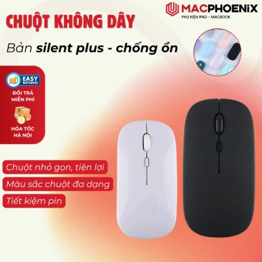 Chuột không dây Macphoenix Bluetooth 5.0 Silent Plus – Chống ồn, hỗ trợ iPad, MacBook, Laptop – 79.000 VND