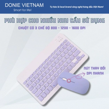 Chuột không dây Macphoenix Bluetooth 5.0 Silent Plus – Chống ồn, hỗ trợ iPad, MacBook, Laptop – 79.000 VND