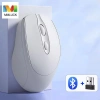 Chuột không dây MMLUCK Macaron 2.4GHz BT5.0, công thái học 1.600DPI, nhẹ Morandi, phù hợp văn phòng va nhà, giá 78.870₫