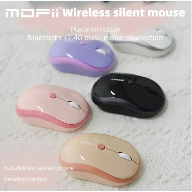 Chuột Không Dây MOFFI M5 Bluetooth 2.4G Không Tiếng Click Giá 134k Giảm Giá