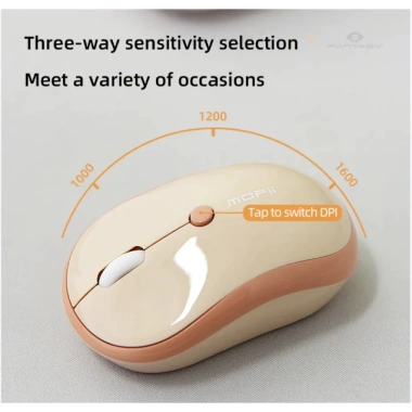 Chuột Không Dây MOFFI M5 Bluetooth 2.4G Không Tiếng Click Giá 134k Giảm Giá