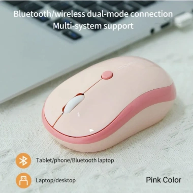 Chuột Không Dây MOFFI M5 Bluetooth 2.4G Không Tiếng Click Giá 134k Giảm Giá