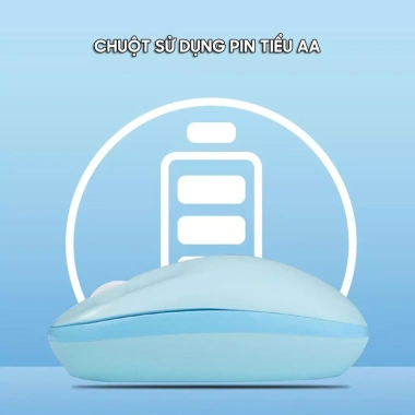 Chuột không dây Mofii M8AG 2.4G 1.600DPI cute hình gấu, giá chỉ 99.000đ 6