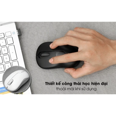 Chuột Không Dây Rapoo M10 Plus Chính Hãng 2.4G 1.000 DPI Pin 12 Tháng - 179.000₫