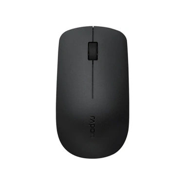 Chuột không dây Rapoo M20 Black nhẹ, độ trễ thấp, pin 12 tháng, giảm giá 137k