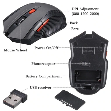 Chuột không dây S880 cho Laptop PC – Giá chỉ 59.999 VNĐ, FREESHIP, Tốc độ phản hồi nhanh, Thiết kế gọn nhẹ