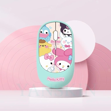 Chuột không dây sạc điện Cute, chế độ kép Bluetooth và 2.4G - Giá chỉ 207.500 VND 2