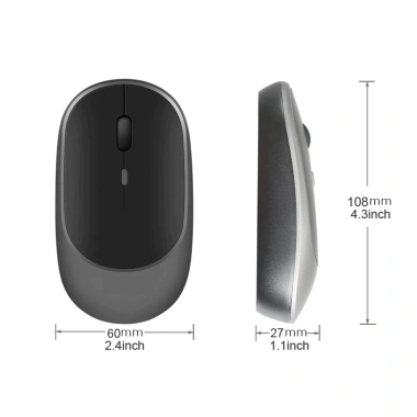 Chuột không dây sạc lại Bluetooth + USB nhỏ gọn, không tiếng ồn, tiện mang đi - 79.800₫ 2