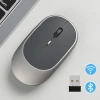 Chuột không dây sạc lại Bluetooth + USB nhỏ gọn, không tiếng ồn, tiện mang đi - 79.800₫ 4