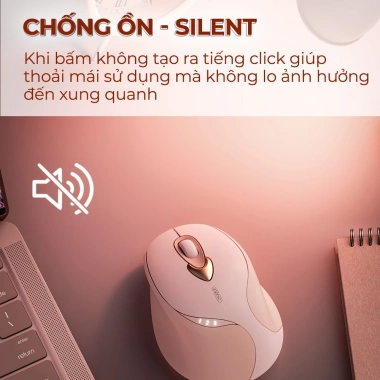 Chuột không dây SIDOTECH pin sạc, kết nối nhanh, chống ồn hiệu quả Giá 219.000đ
