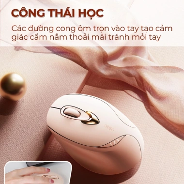 Chuột không dây SIDOTECH pin sạc, kết nối nhanh, chống ồn hiệu quả Giá 219.000đ