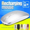 Chuột không dây siêu mỏng 2.4G, sạc được, độ trễ thấp, giá ưu đãi 92.070₫