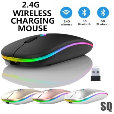 Chuột không dây siêu mỏng 2.4G, sạc được, độ trễ thấp, giá ưu đãi 92.070₫