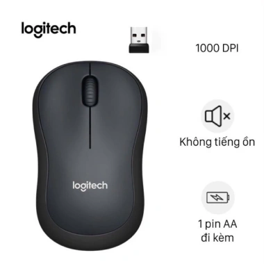 Chuột Không Dây Silent 1.600 DPI 2.4GHz Siêu Êm, Giá 19.500 VND, Dành Cho Laptop PC