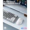Chuột không dây SOLAKAKA SM66 Bluetooth 2.4G 400mAh DPI 800-1.200-1.600-2.400-4.200 cho game văn phòng 200.731 VND 6
