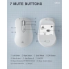 Chuột không dây SOLAKAKA SM66 Bluetooth 2.4G 400mAh DPI 800-1.200-1.600-2.400-4.200 cho game văn phòng 200.731 VND 8
