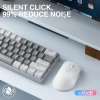 Chuột Không Dây SOLAKAKA SM66 Bluetooth 2.4G – Nút Êm Ái, 5 DPI, Pin 500mAh, 156k 6