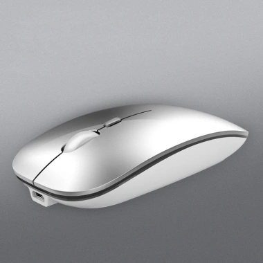 Chuột không dây tự sạc Bluetooth - Tương thích máy tính, laptop, phone, tivi, giá chỉ 135.000đ