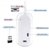 Chuột không dây tự sạc Bluetooth - Tương thích máy tính, laptop, phone, tivi, giá chỉ 135.000đ 5