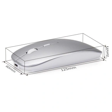 Chuột không dây tự sạc Bluetooth - Tương thích máy tính, laptop, phone, tivi, giá chỉ 135.000đ