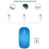 Chuột không dây tự sạc Bluetooth - Tương thích máy tính, laptop, phone, tivi, giá chỉ 135.000đ 8