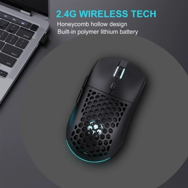 Chuột không dây Type‑C 2.4G Click Silent giảm ồn, USB, phù hợp PC/Laptop - 249k