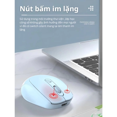 Chuột không dây USB, sạc Type‑C, hỗ trợ Laptop PC iPad Android/Windows – 72.000₫ 4